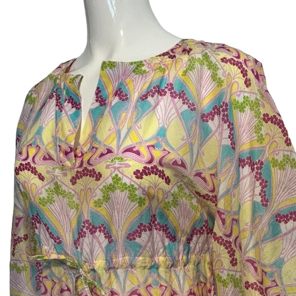 Liberty of London Lightweight Cotton Short Caftan - Picture 4 of 8